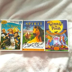 3 Kids DVD’s for sale!
